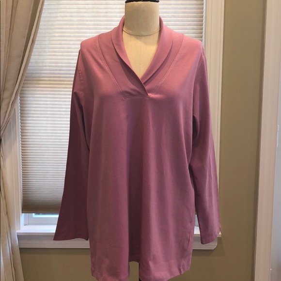 Nwot Roaman’s Shawl Collar Ultimate Tee - Picture 2 of 7